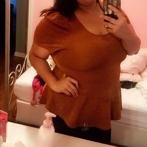 Forever 21 plus size peplum top